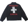 +44 Steadman Stars Black Quilted Jacket For Sale