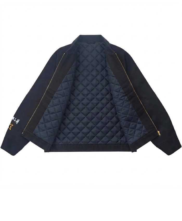 +44 Steadman Stars Zip Up Black Jacket For Sale