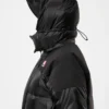 66 North Tindur Down Puffer Hooded Black Jacket for Men and Women