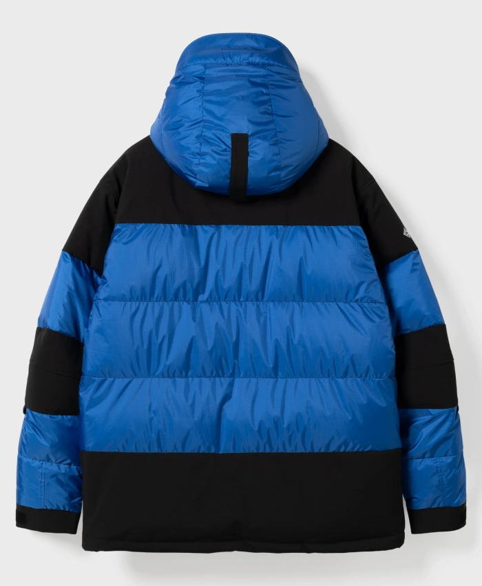 66 North Tindur Down Puffer Hooded Blue Jacket for Men and Women