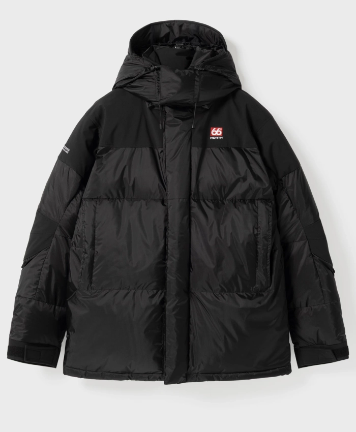 66 North Tindur Down Puffer Hooded Jacket for Men and Women