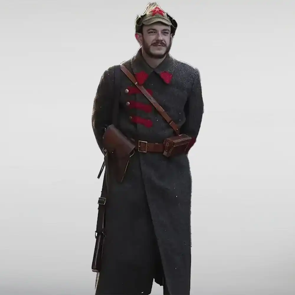 A Gentleman In Moscow 2024 Red Guard Grey Coat
