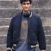 A Good Girls Guide To Murder Zain Iqbal Varsity Jacket Front Image
