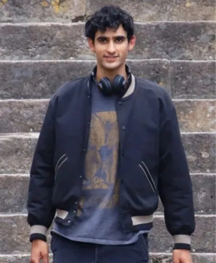 A Good Girls Guide To Murder Zain Iqbal Varsity Jacket Front Image