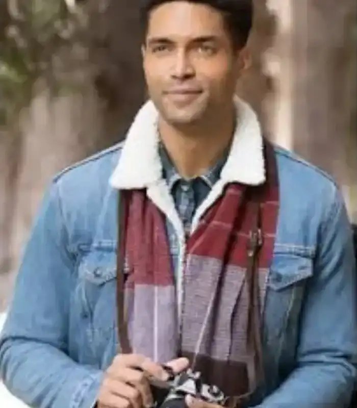 A Picture Perfect Holiday Sean Blue Fur Denim Jacket