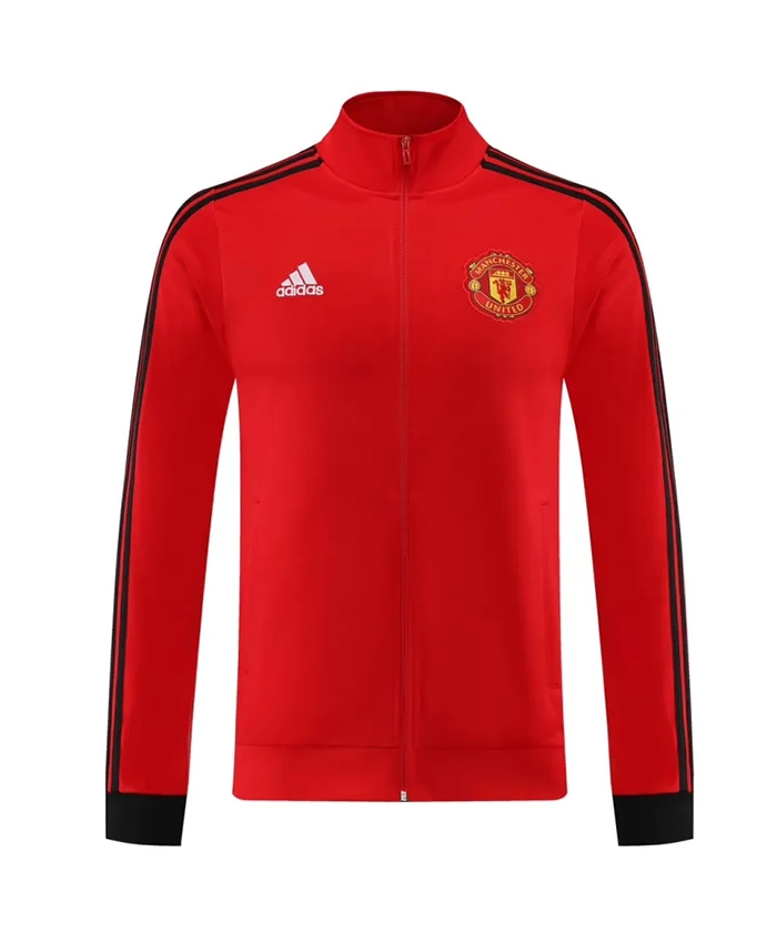 Adidas European Manchester United Training Red Jacket