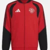 Adidas Manchester United 26 27 Training Tiro Presentation Red Zip Up Jacket