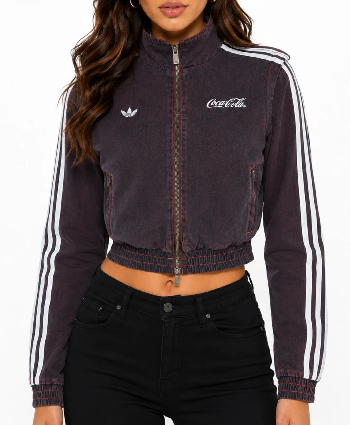 Adidas x Coca-Cola Denim Grey Track Jacket