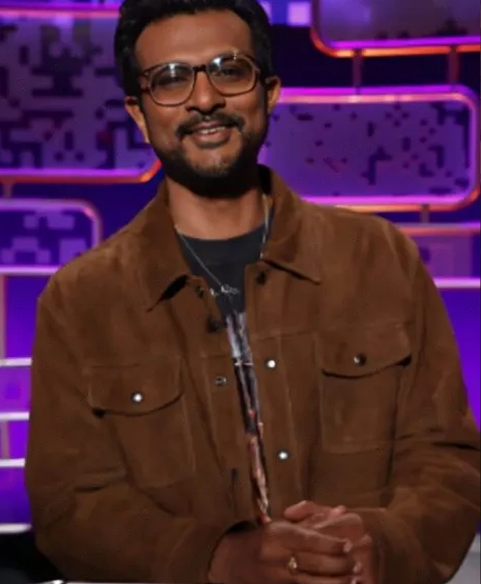 After Midnight Utkarsh Ambudkar Brown Jacket
