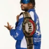 All Elite Wrestling TNT Champion Kevin Knight Jet2Flyy Blue Track Jacket