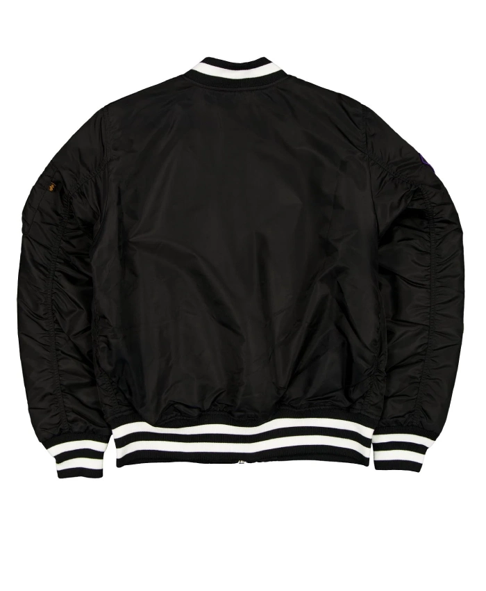 Alpha Industries Black MA 1 Nylon Jacket On Sale