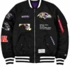 Alpha Industries MA 1 Nylon Bomber Jacket On Sale