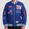 Alpha Industries MA1 Blue Nylon Bomber Jacket