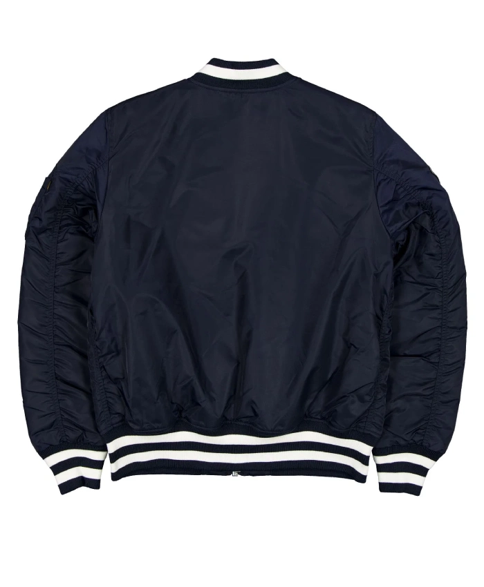 Alpha Industries Navy MA-1 Bomber Jacket - Image 3