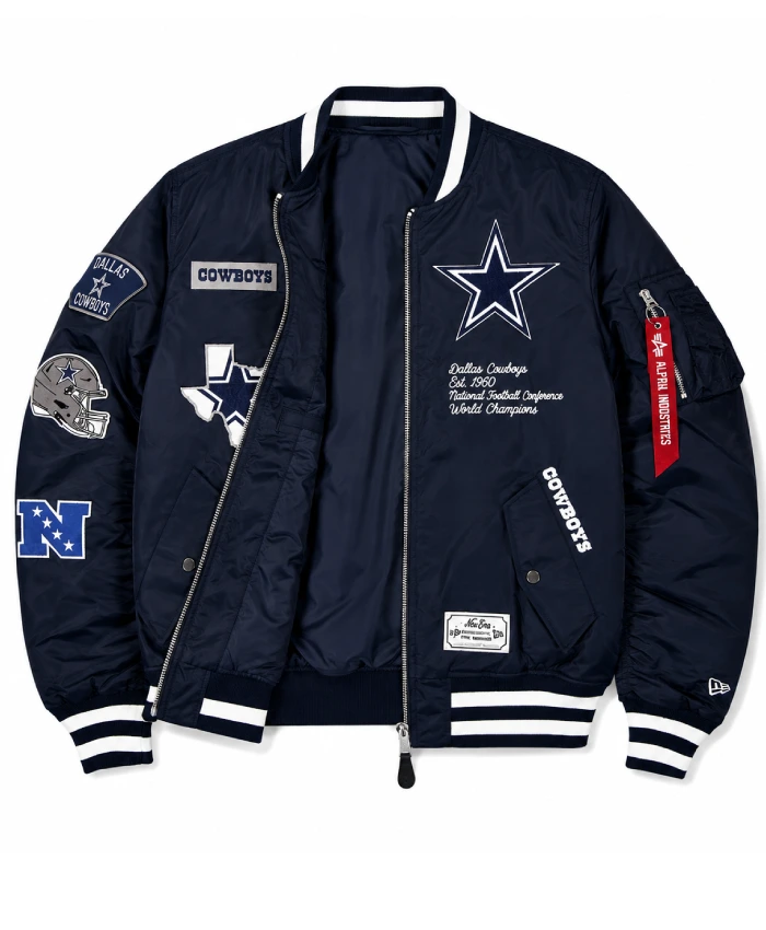 Alpha Industries Navy MA-1 Bomber Jacket - Image 2