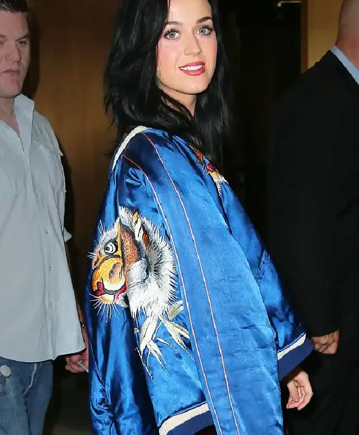 American Katy Perry Roar Tiger Vintage Bomber Jacket