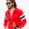 Andrew Garfield New York City 2026 Red Full Zip Fleece Jacket