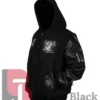 Antonio Las Vegas Raiders Pierce Varsity Black Jacket