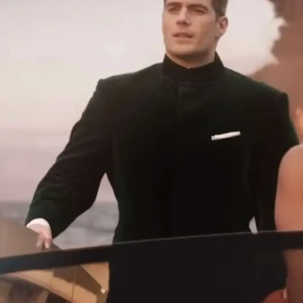Argylle 2024 Henry Cavill Velvet Coat