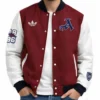 Arsenal Adidas Wool with Leather Sleeves Varsity Jacket
