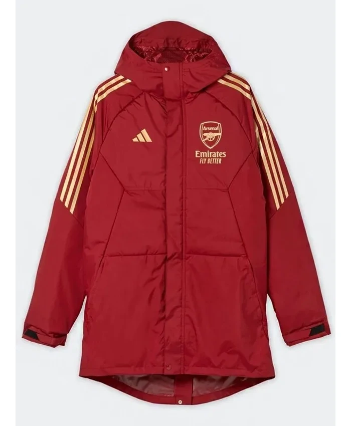 Arsenal Parka Red Jacket For Men And Women