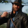 Arthur Morgan Red Dead Redemption 2 Black Leather Coat