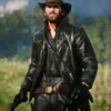 Arthur Morgan Video Game Red Dead Redemption 2 Black Leather Coat For Unisex
