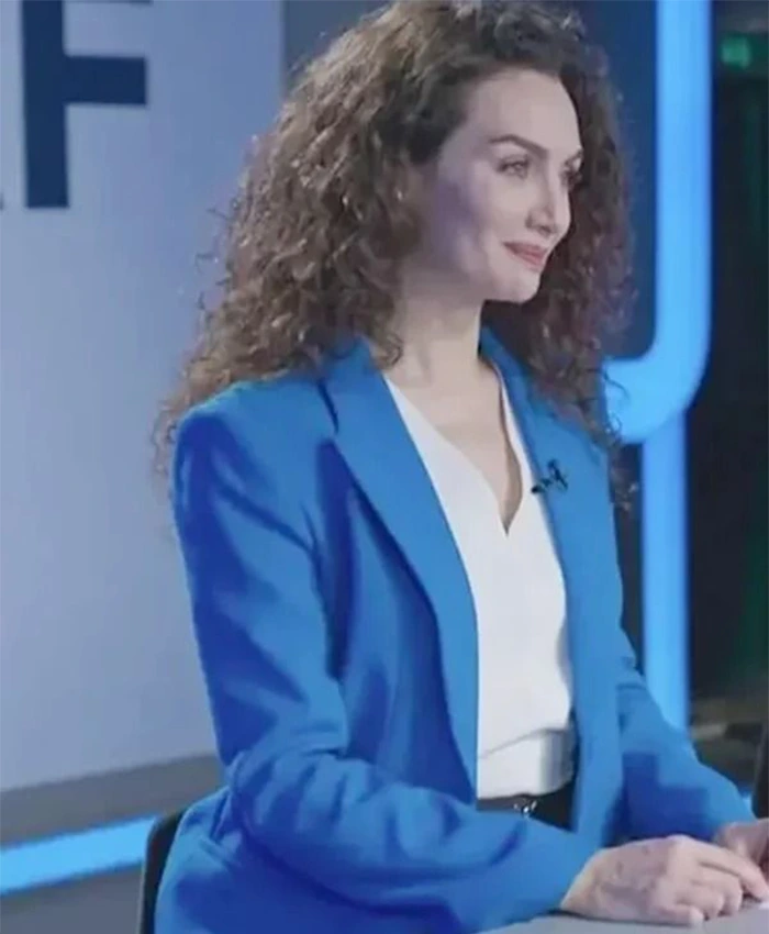 As The Crow Flies S01 Lale Kiran 2023 Blue Blazer