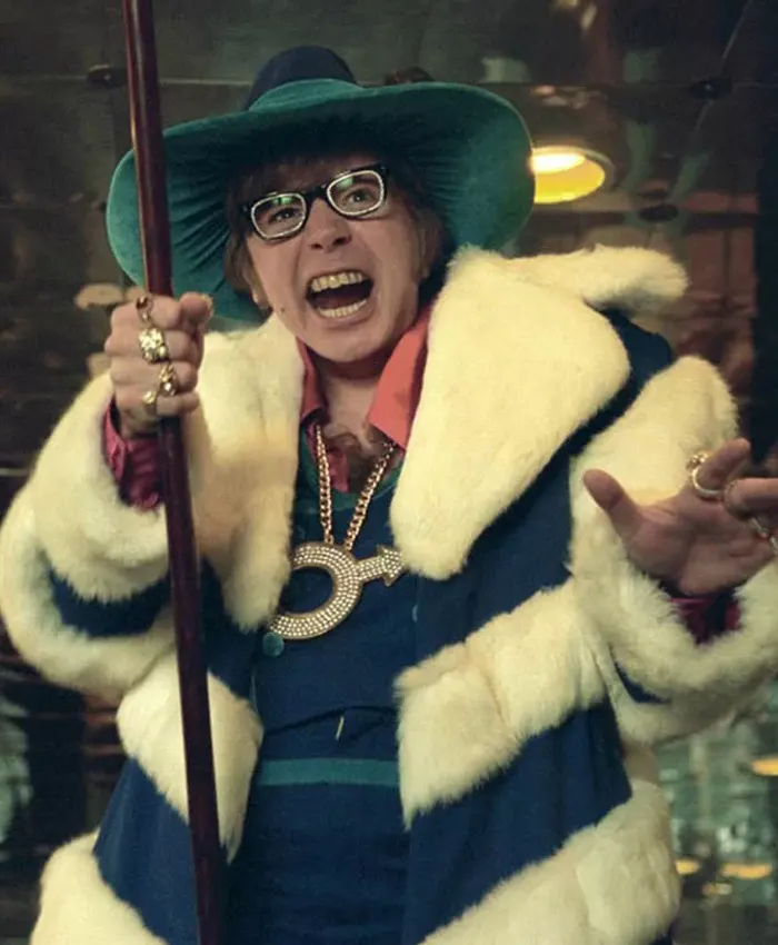 Austin Powers Mike Myers Fur Coat