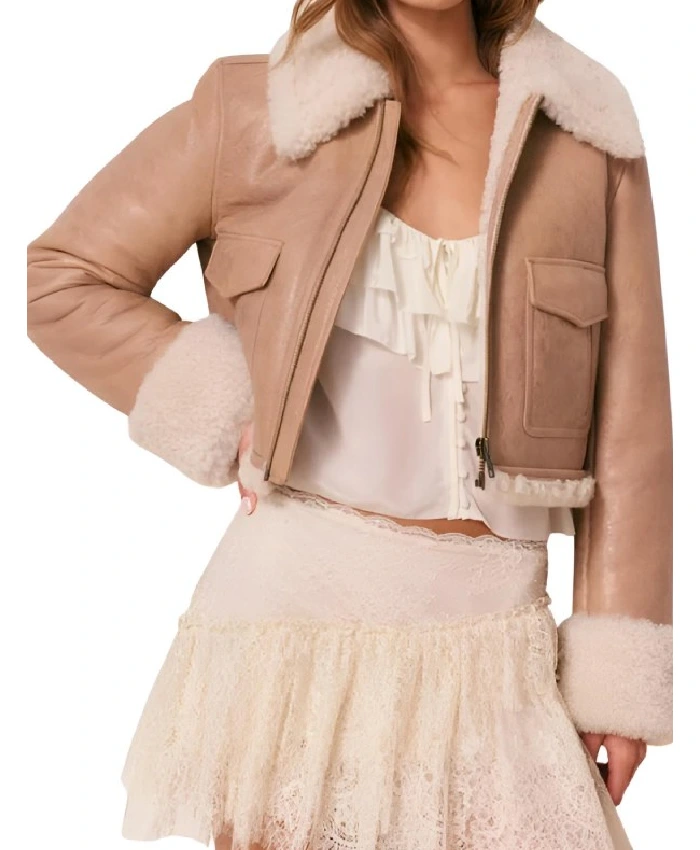 Ava Dash TV Series Next Gen NYC Season 2 Full Zip Leather Jacket