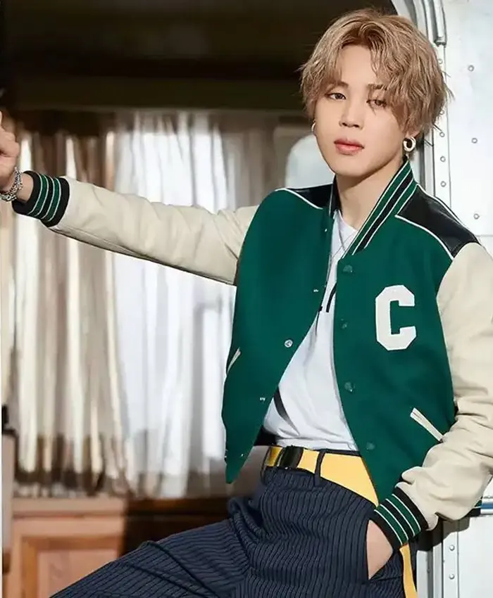 BTS Jimin Wool Varsity Jacket