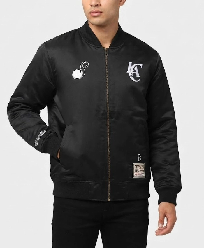 BTS SUGA Clippers Glitch Hooded Jacket - LJB
