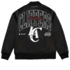 BTS SUGA Clippers Glitch Black Satin Jacket 