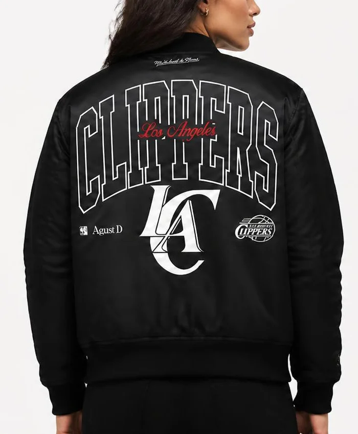 BTS SUGA Clippers Glitch Hooded Jacket Women