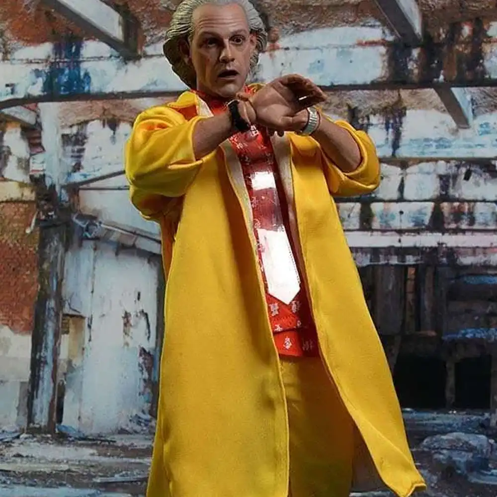 Back To The Future 2 Dr. Emmett Brown Yellow Coat
