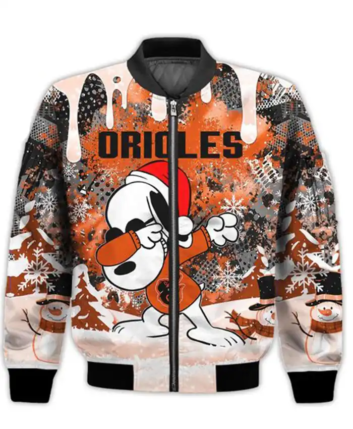 Baltimore Orioles Snoopy Bomber Jacket