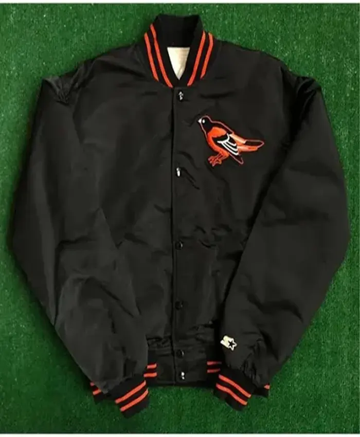 Baltimore Orioles Vintage Varsity Jacket - Image 4