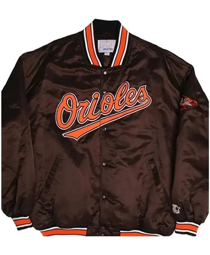 Baltimore Orioles Vintage Varsity Jacket - Image 3