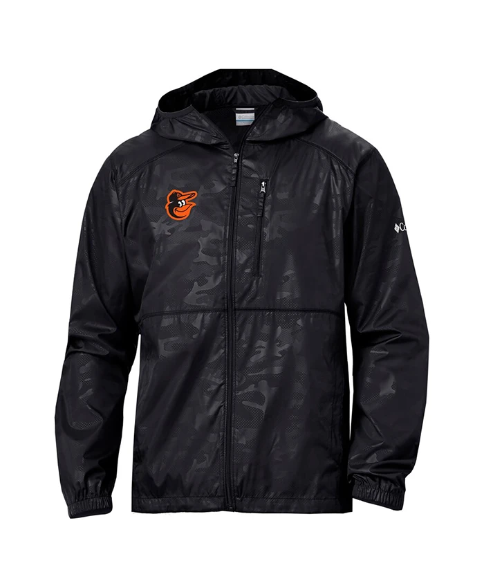 Baltimore Orioles Windbreaker Black Jacket