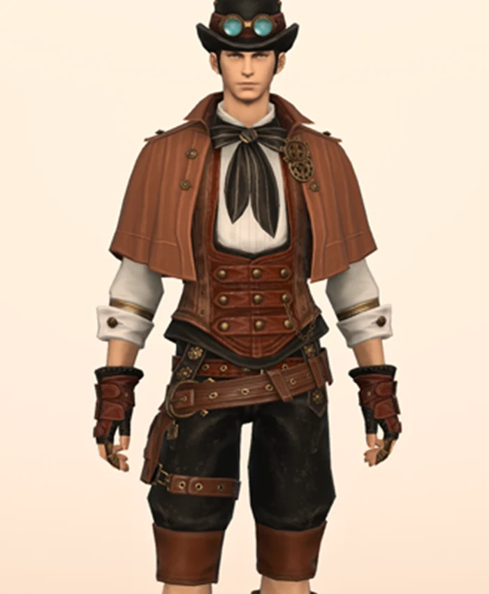 Baronial Ffxiv Brown Jacket