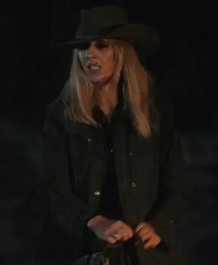 Beth Dutton Yellowstone S05 Black Cotton Jacket