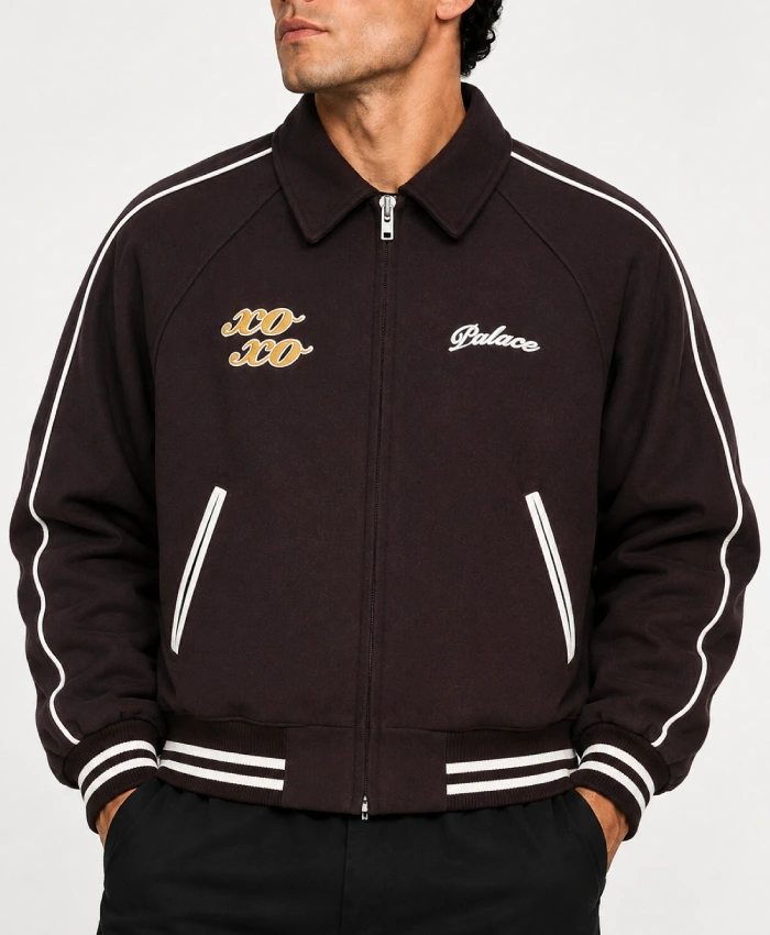 Betty Boop Brown Varsity Jacket