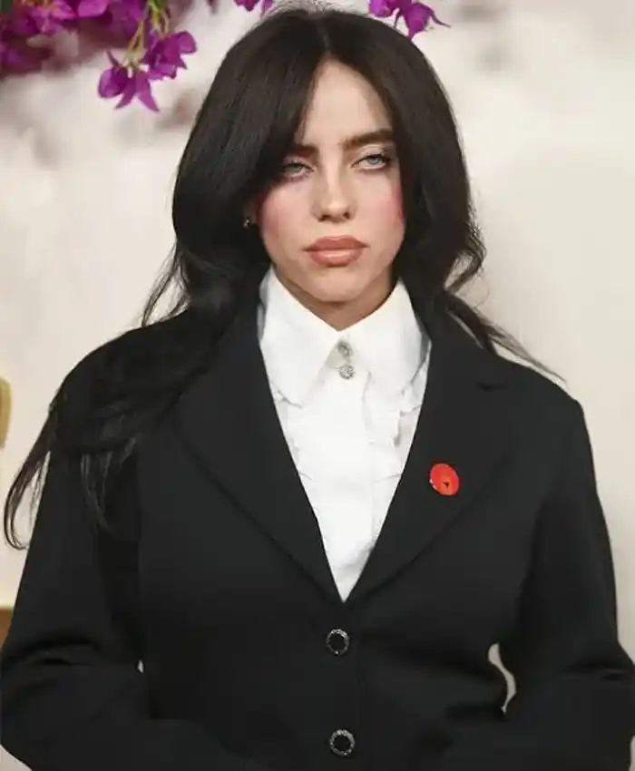 Billie Eilish Oscars Black Blazer