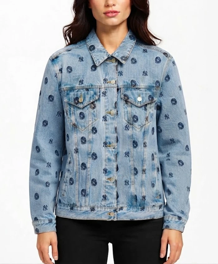 Billionaire Boys Club x New York Yankees Embroidered Denim Jacket