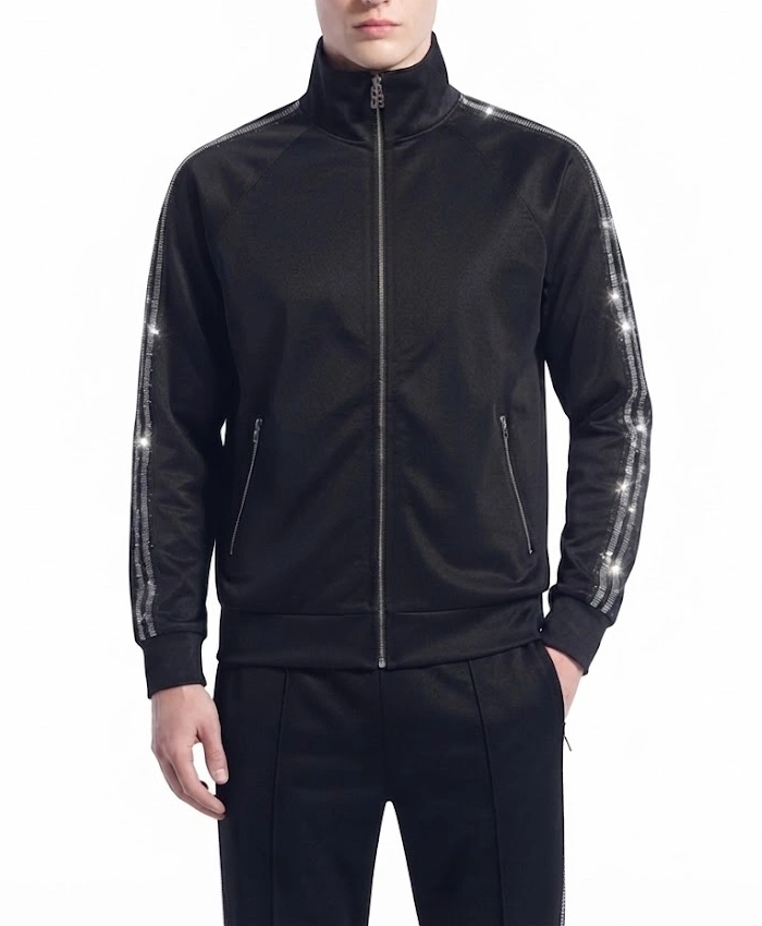 Birth Of Royal Child x Midnight Gradient Crystal Black Track Jacket
