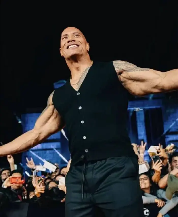 Black Adam Black Dwayne Johnson Vest