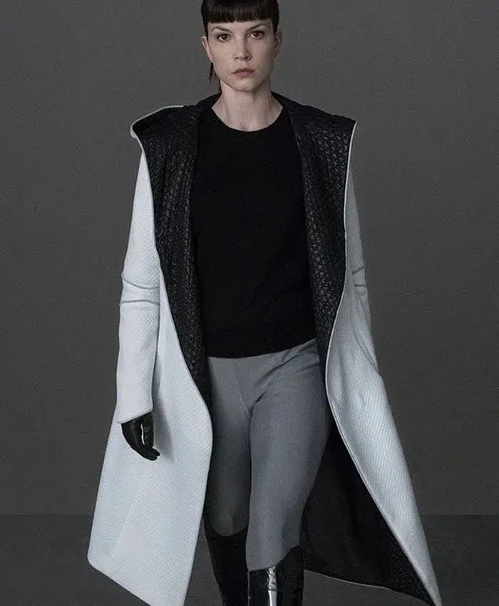 Blade Runner 2049 Sylvia Hoeks White Trench Coat