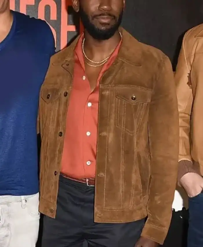 Bloodshot Lamorne Morris Brown Trucker Jacket