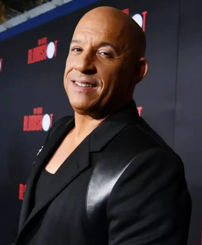Bloodshot Vin Diesel Event Black Blazer Coat