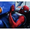 Brand New Day Peter Parker Spider Man Movie Multicolor Puffer Vest Sale